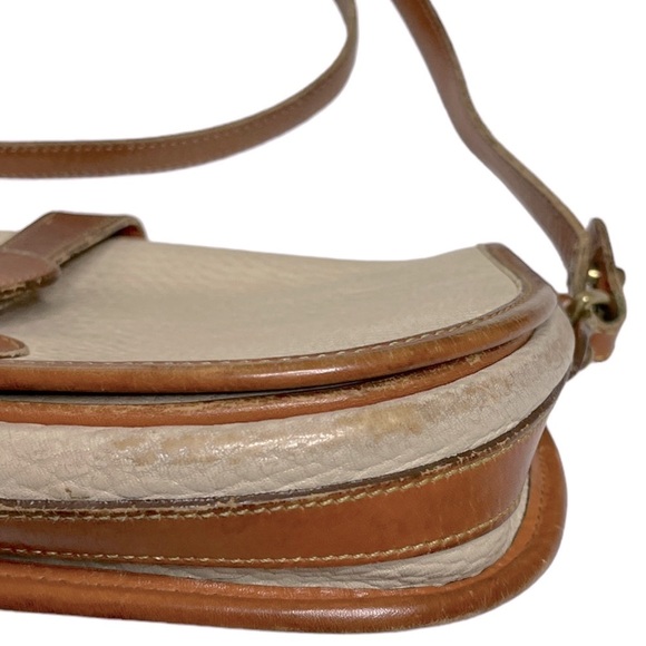 Dooney & Bourke Vintage Bag Medium Cream Leather - Picture 5 of 7